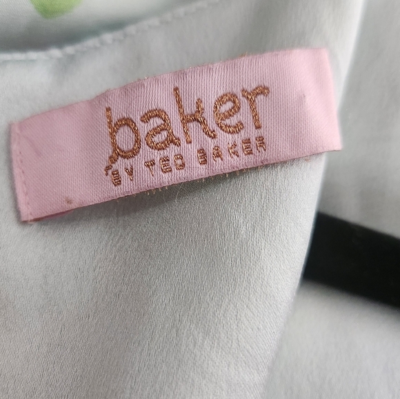 Baker By Ted Baker Girls Chadie Wallpaper Floral Dress Size 14 School Party ** - Picture 4 of 13